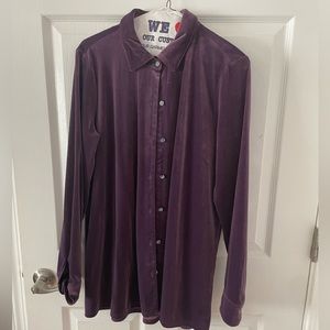 Jjill ladies top purple l petite